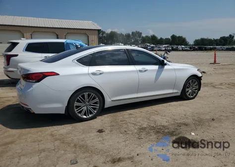 2018 Genesis G80 Base из США, поврежденный, VIN KMHGN4JE6JU263150
